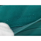 Bottega Veneta Coin Card Case Intrecciato Fragment Green Leather — view 8