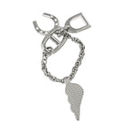 Hermes Key Holder Bon Voyage Silva Hardware Ring Missing