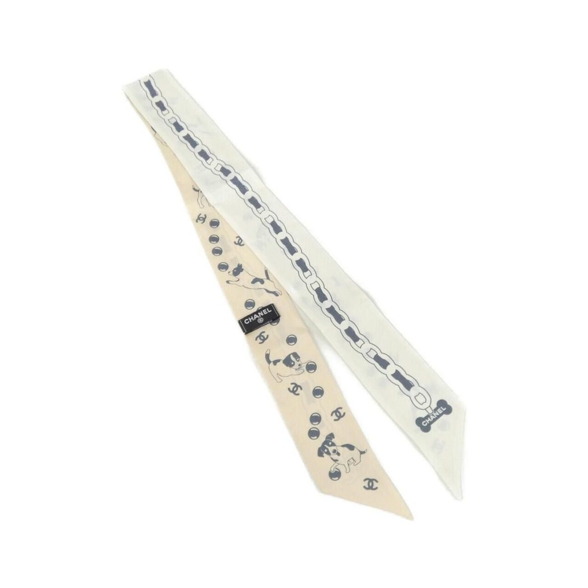 Chanel Hair Band Hair Accessories White