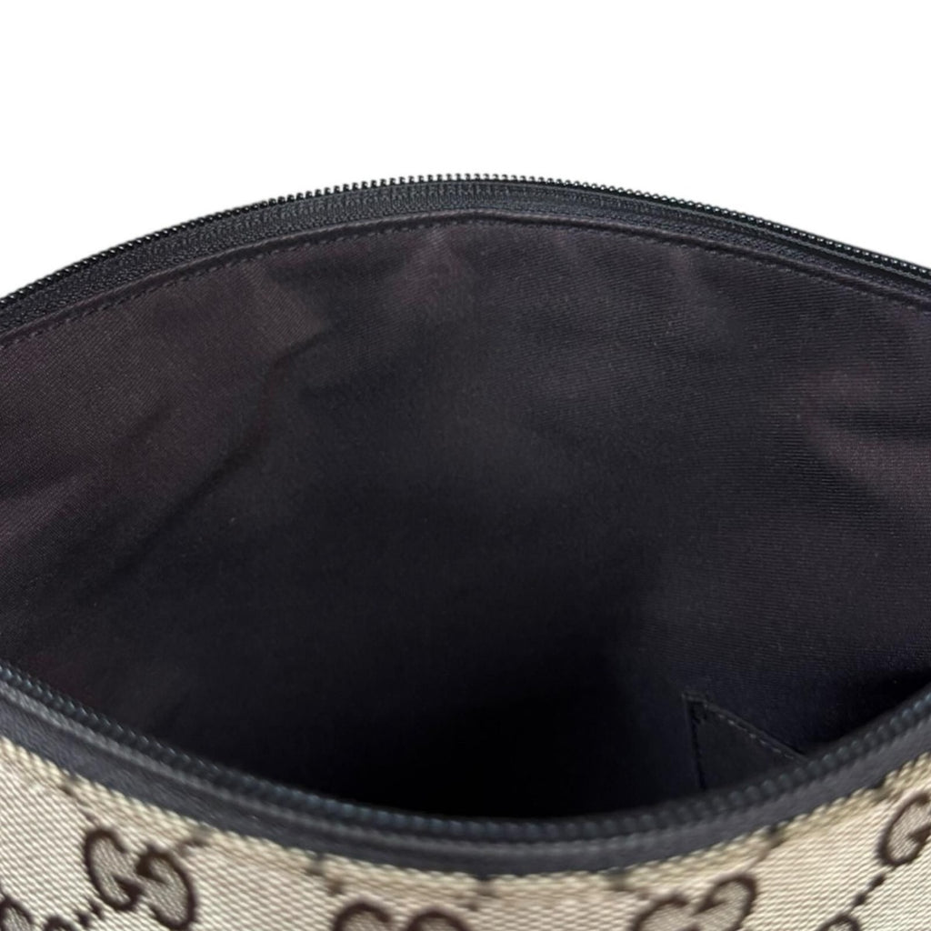 Gucci GG Canvas Shoulder Bag Brown — view 7