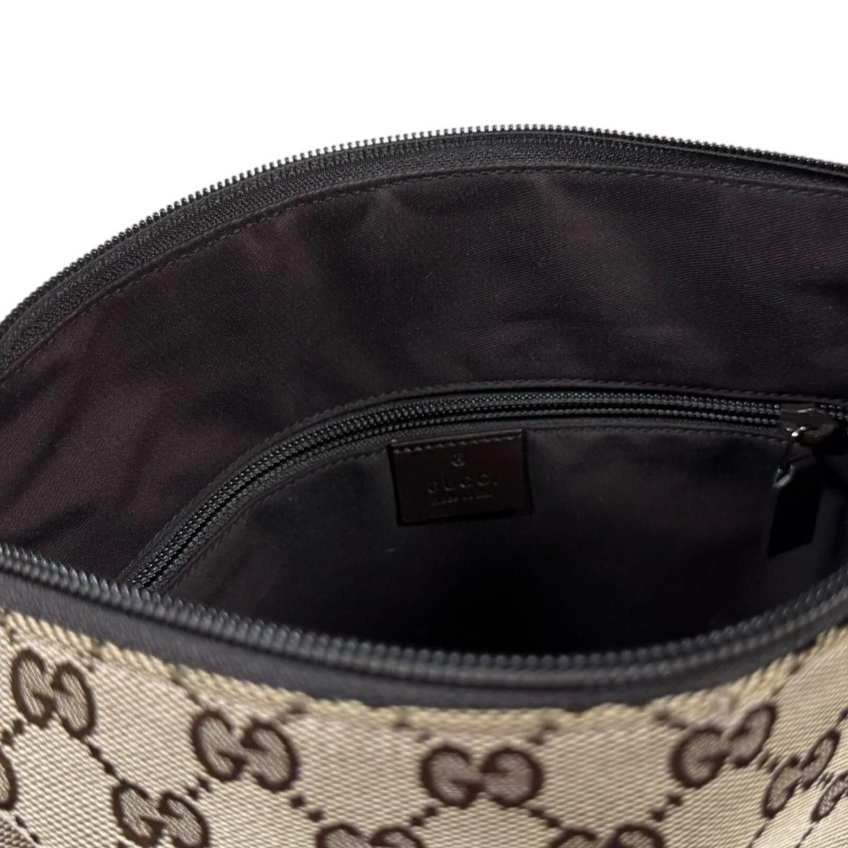 Gucci GG Canvas Shoulder Bag Brown — view 8