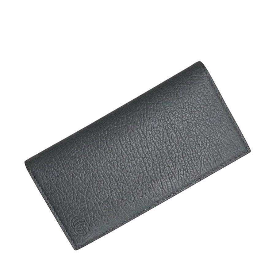 Gucci Bifold Wallet Gray Leather