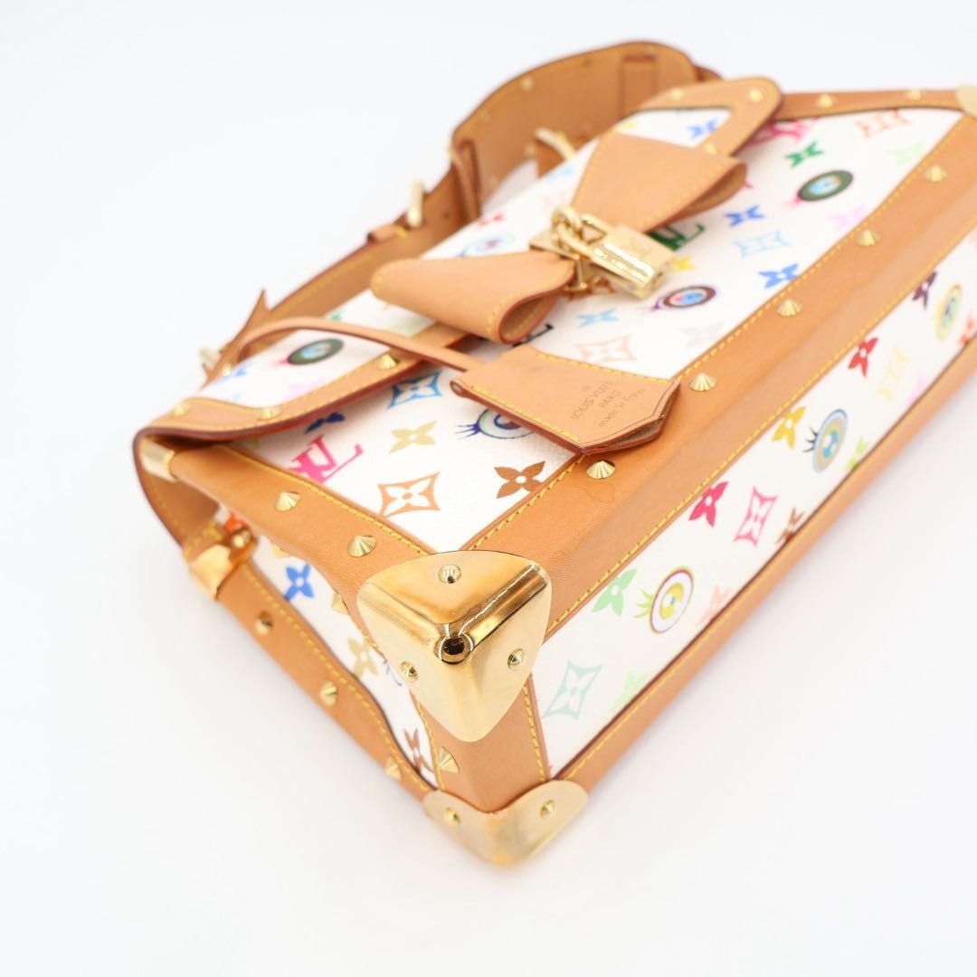 Louis Vuitton Sac Lava Blanc Multicolor Monogram Shoulder Bag — view 3