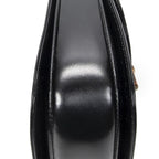 Gucci Small Bamboo Top Handle Flap Black Slim Skirt Fusskin Leather — view 7