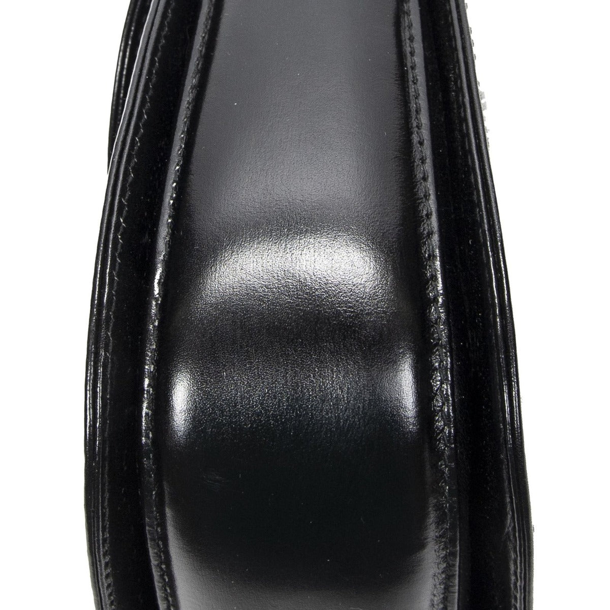Gucci Small Bamboo Top Handle Flap Black Slim Skirt Fusskin Leather — view 8