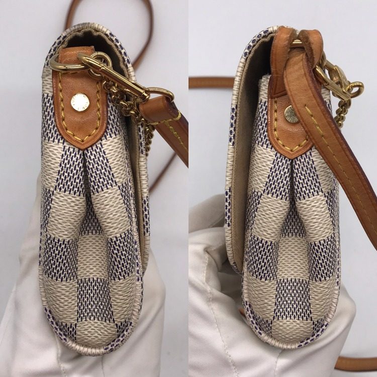 Louis Vuitton Damier Azur Favorite MM Shoulder Bag — view 3