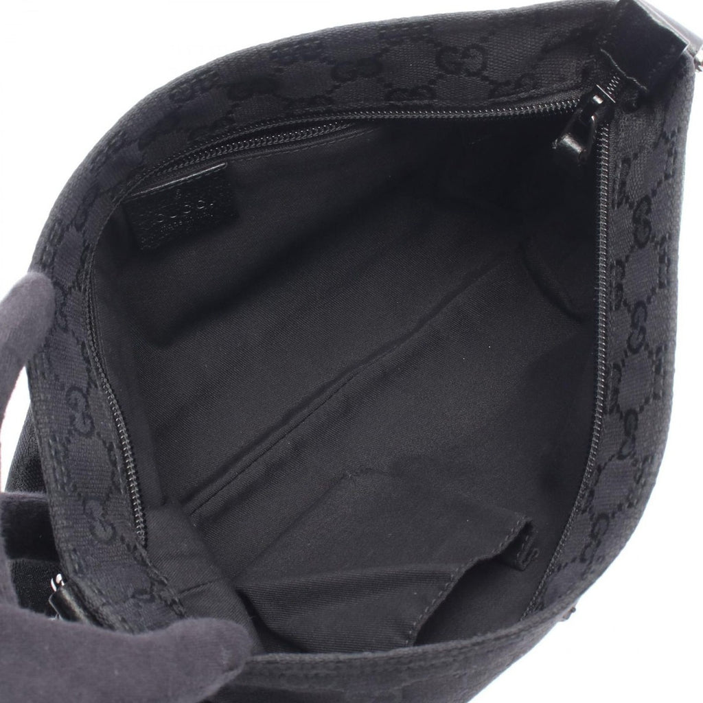 Gucci Shoulder Bag Sherry Line GG Canvas Black — view 3