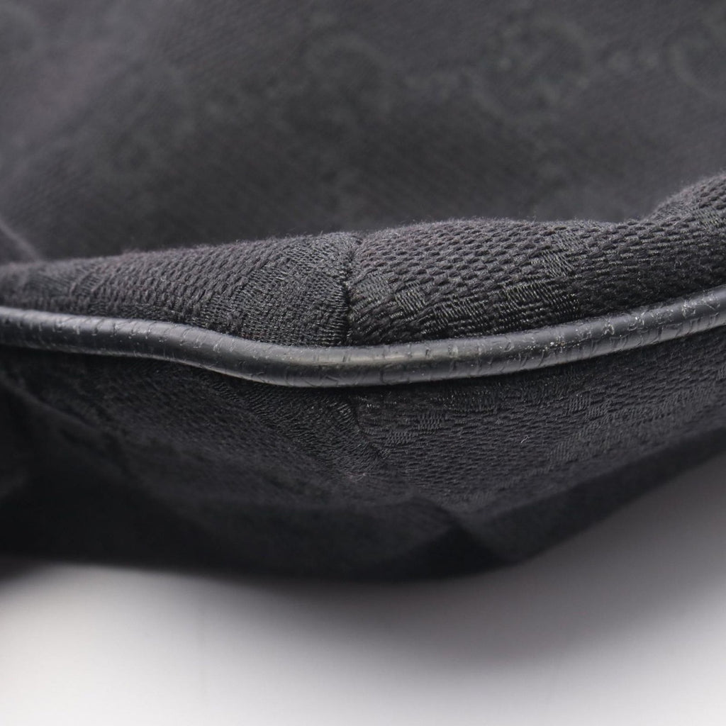 Gucci Shoulder Bag Sherry Line GG Canvas Black — view 5