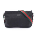 Gucci Shoulder Bag Sherry Line GG Canvas Black