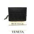 Bottega Veneta Leather Card Case Business Holder Regular Era Black