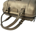 Loewe Justa Boston Bag Anagram Gold — view 6