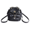 Chanel Quilted Backpack Black