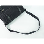 Prada Nylon Shoulder Bag Pochette Black — view 5
