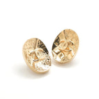 Chanel Earrings Gold Coco Mark Logo — view 2