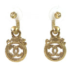 Chanel Vintage CC Logo Rope Twist Swing Earrings — view 4