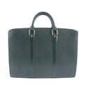 Louis Vuitton Taiga Porte Document Man Rosemary Leather Business Tote