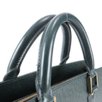 Louis Vuitton Taiga Porte Document Man Rosemary Leather Business Tote — view 2