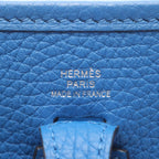 Hermes Shoulder Bag Evelyne Amazon TPM Blue France Leather — view 4