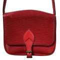 Louis Vuitton Cult Ciel MM Epi Leather Shoulder Bag Red