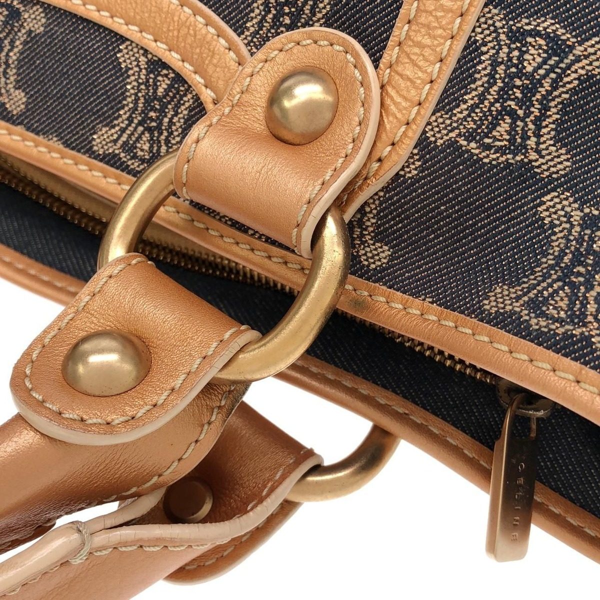 Celine Boogie Bag Handbag Navy — view 5