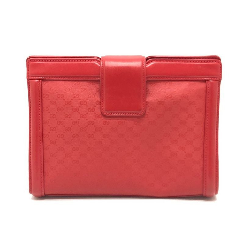Gucci Shoulder Bag GG Pattern 004-113-0364 Leather Red — view 3