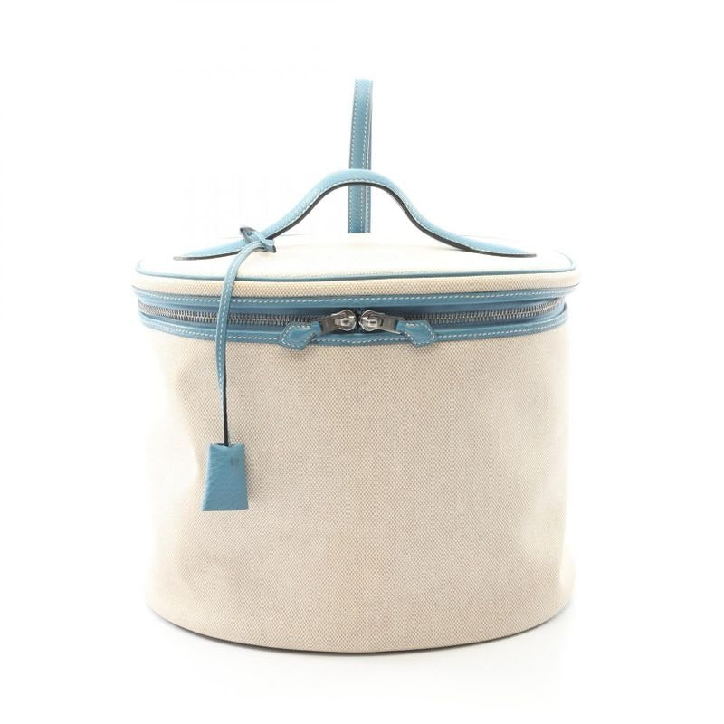 Hermes Handbag Intercity Ecru Blue Jean Other Vanity Bag