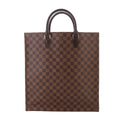 Louis Vuitton Damier Sac Plat Tote Ebene Brown