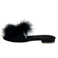 Louis Vuitton Logo Fa-vijou Marilyn Satin Sandals Black