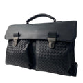 Bottega Veneta Business Briefcase Leather Black