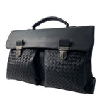 Bottega Veneta Business Briefcase Leather Black