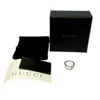 Gucci Silver Logo Ring 925 Engraved