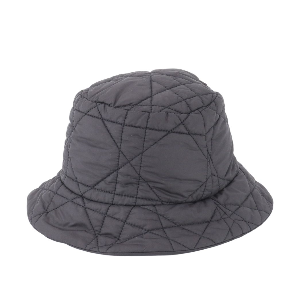 Dior Teddy-d Quilted Nylon Bucket Hat Cannage