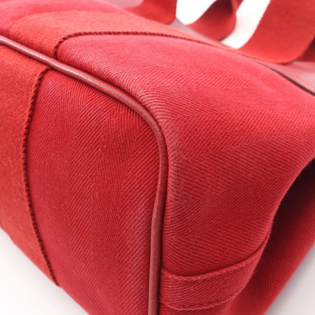 Hermes Handbag Valparaiso PM Canvas Leather — view 8