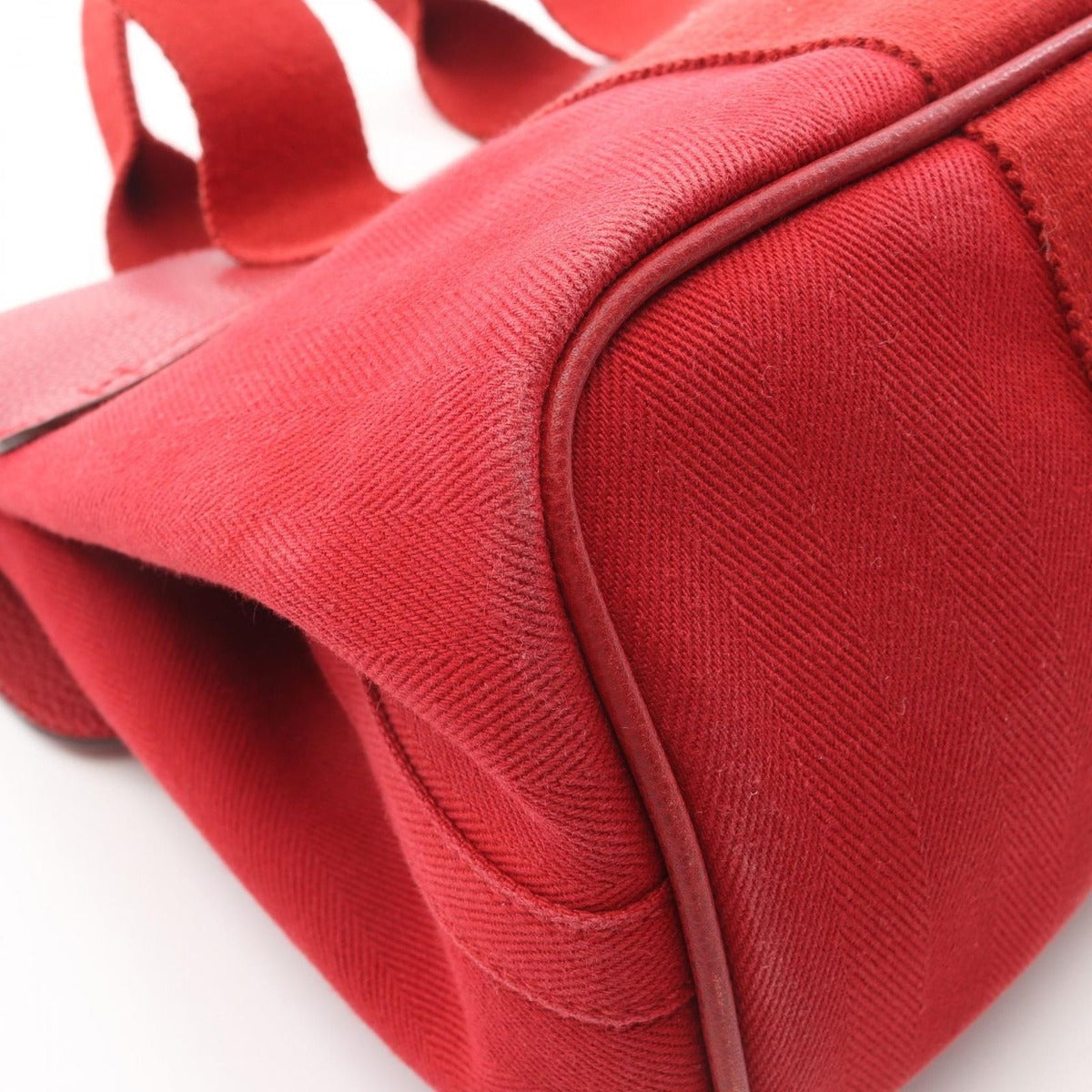 Hermes Handbag Valparaiso PM Canvas Leather — view 9