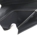 Fendi Leather Micro Zucca Wallet Bifold Black — view 7