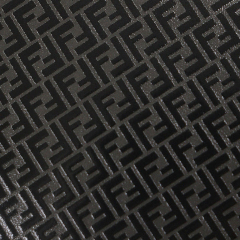 Fendi Leather Micro Zucca Wallet Bifold Black — view 8