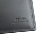 Fendi Leather Micro Zucca Wallet Bifold Black — view 9