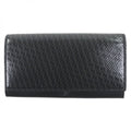 Fendi Leather Micro Zucca Wallet Bifold Black