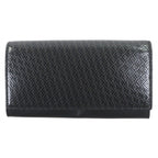 Fendi Leather Micro Zucca Wallet Bifold Black