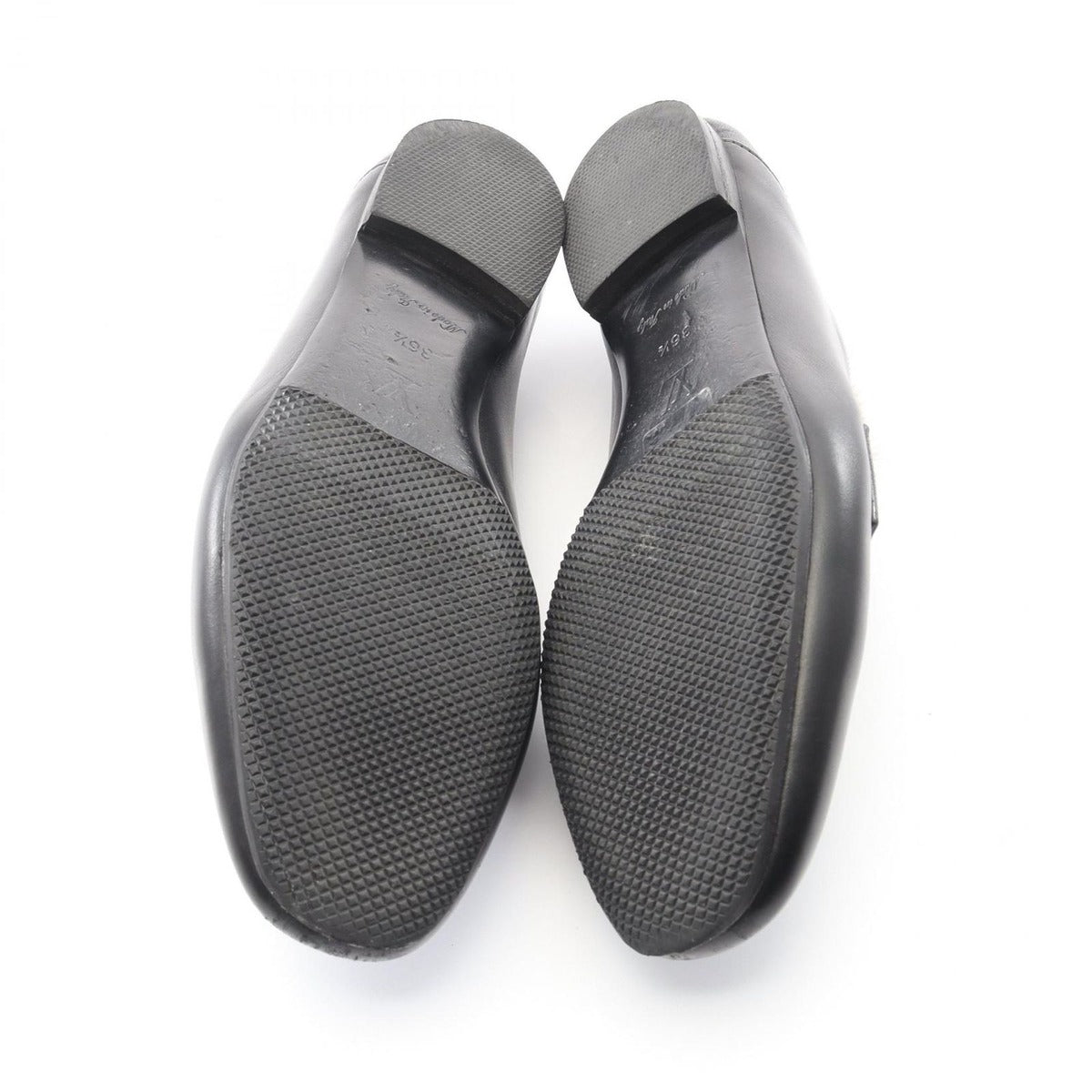 Louis Vuitton Loafers Black Leather B — view 4