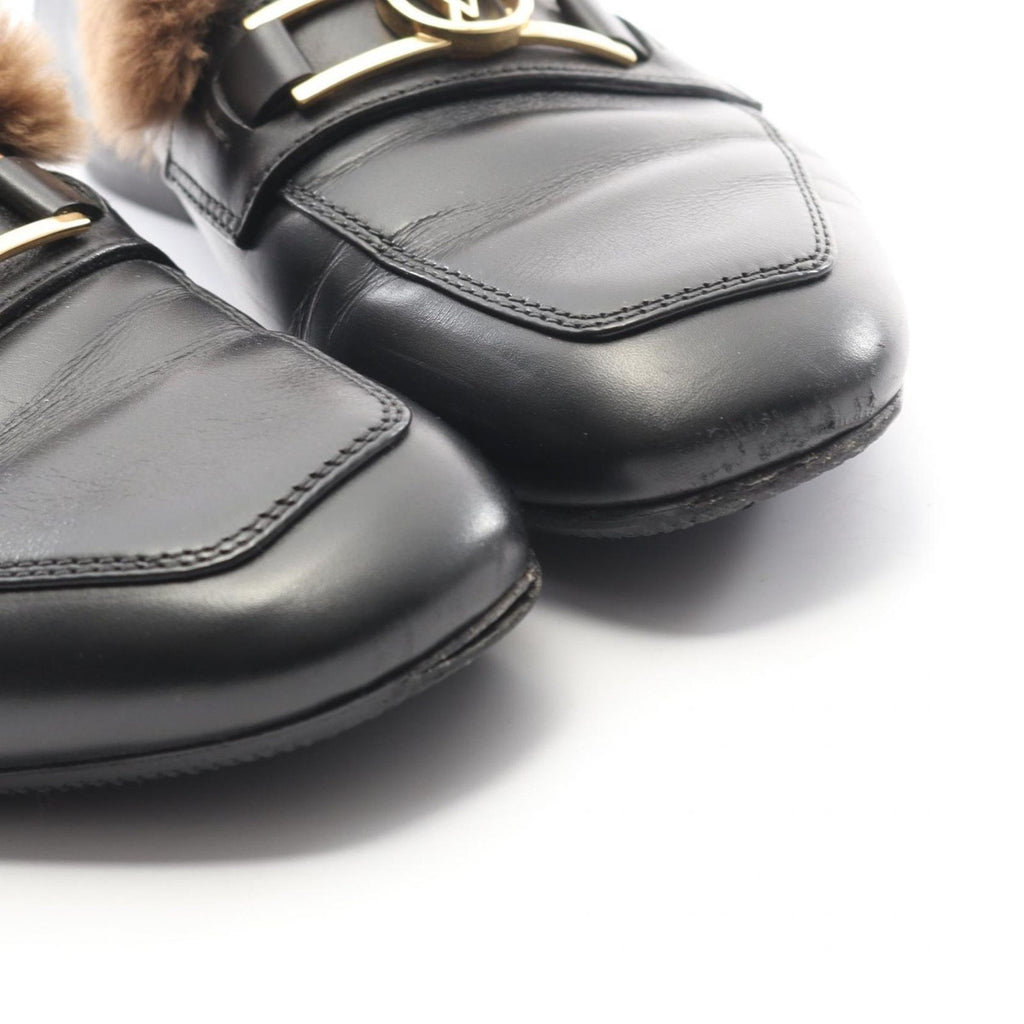 Louis Vuitton Loafers Black Leather B — view 8