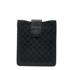 Gucci Guccissima Mobile Case Mustard Ipad Black Leather — view 2