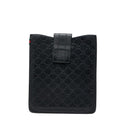 Gucci Guccissima Black Leather Phone Case