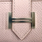 Hermes Bearn Veau Epsom Silver 4 Rows Key Case Mauve Peel Key Holder — view 8