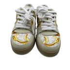 Fendi Versace Fendace White Satin Print Low Top 35