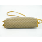 Gucci Vintage Micro GG Shoulder Bag Pochette Brown — view 3
