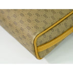 Gucci Vintage Micro GG Shoulder Bag Pochette Brown — view 7