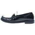 Saint Laurent Paris le Loafer Penny Slippers Patent le Shoes Black White