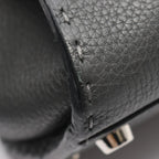 Fendi Handbag Peekaboo Regular Gray Leather Selleria — view 5