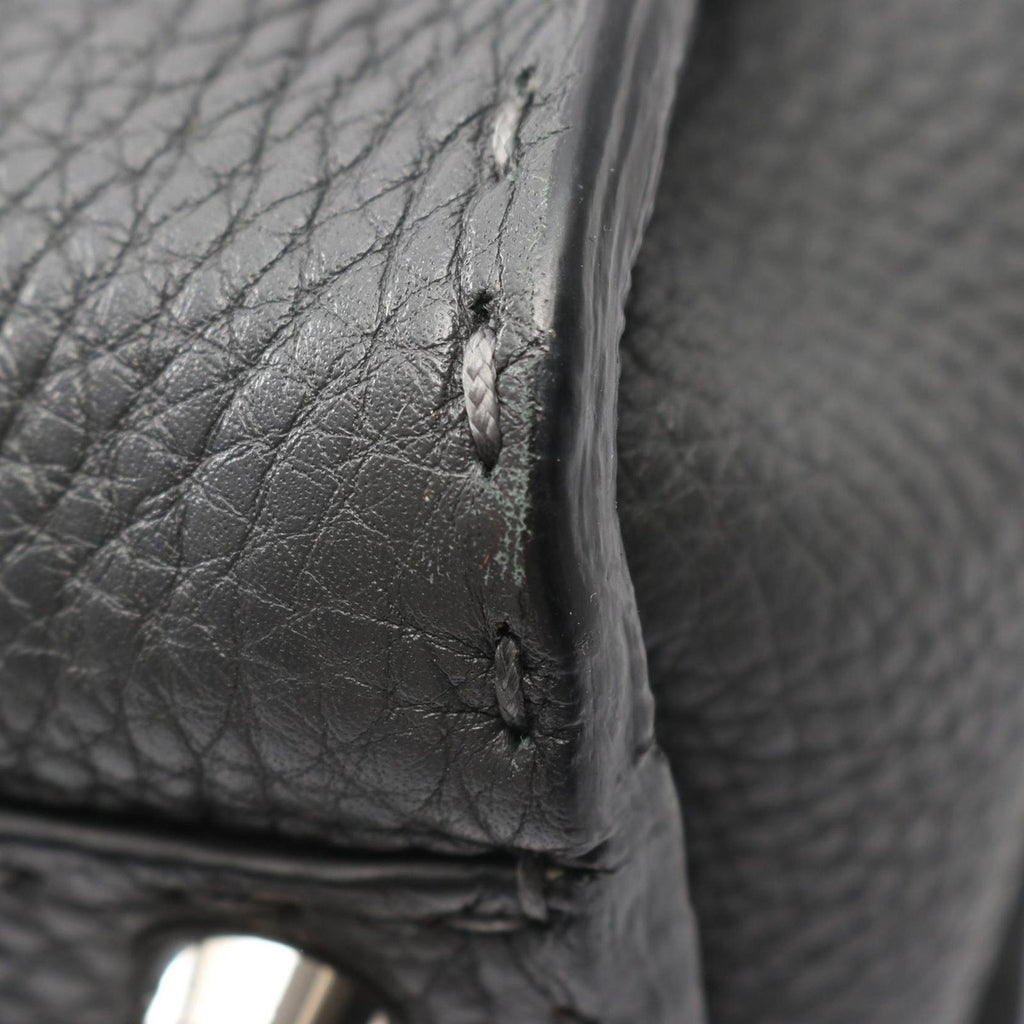 Fendi Handbag Peekaboo Regular Gray Leather Selleria — view 6